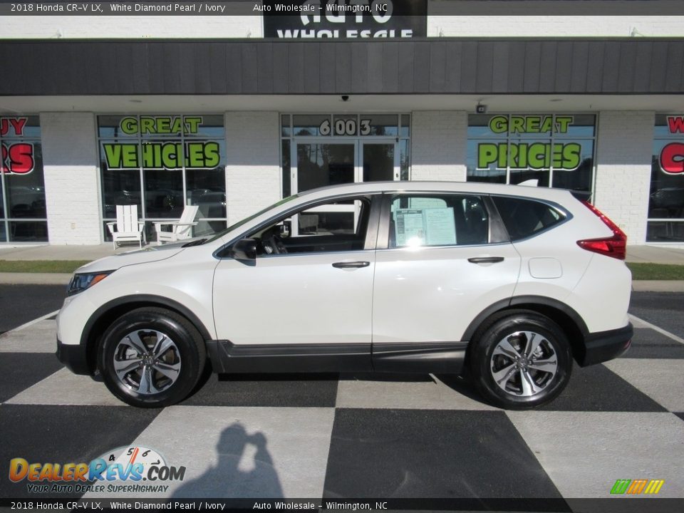 2018 Honda CR-V LX White Diamond Pearl / Ivory Photo #1