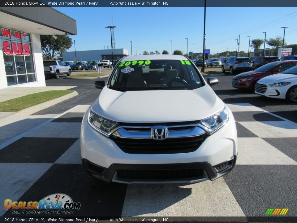 2018 Honda CR-V LX White Diamond Pearl / Ivory Photo #2