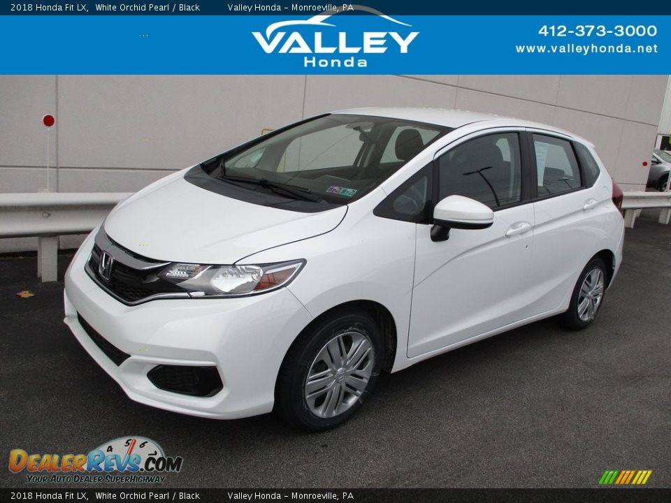 2018 Honda Fit LX White Orchid Pearl / Black Photo #1