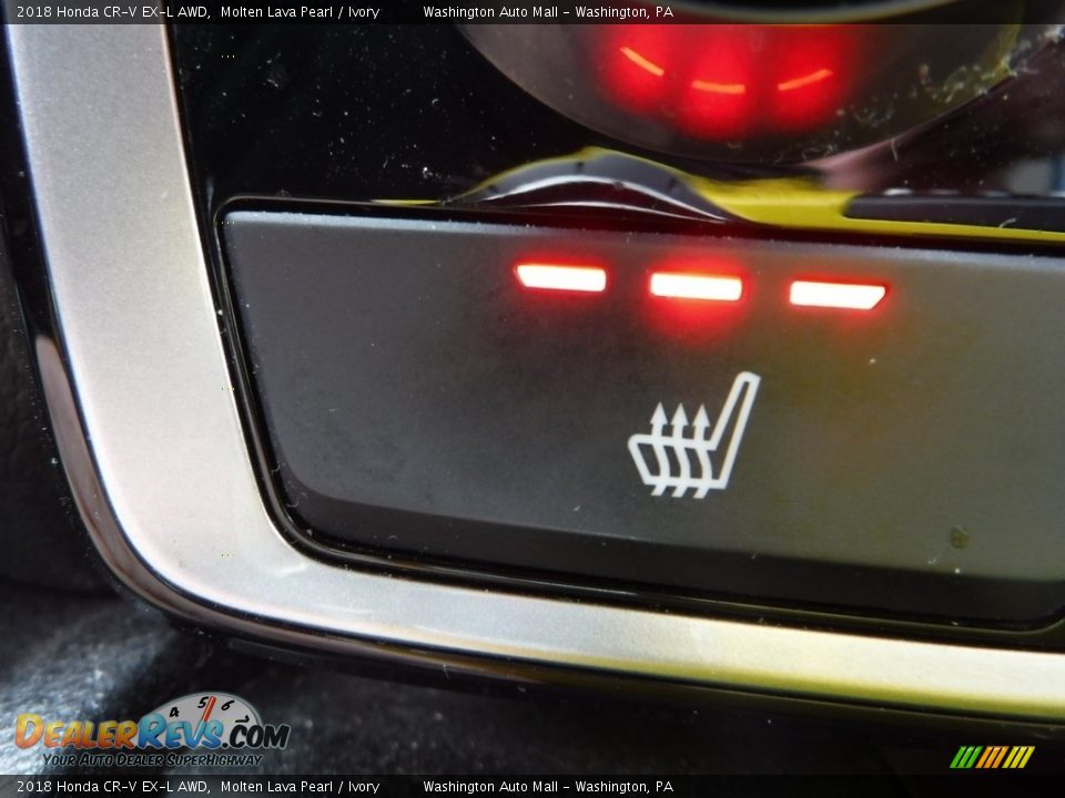 2018 Honda CR-V EX-L AWD Molten Lava Pearl / Ivory Photo #6