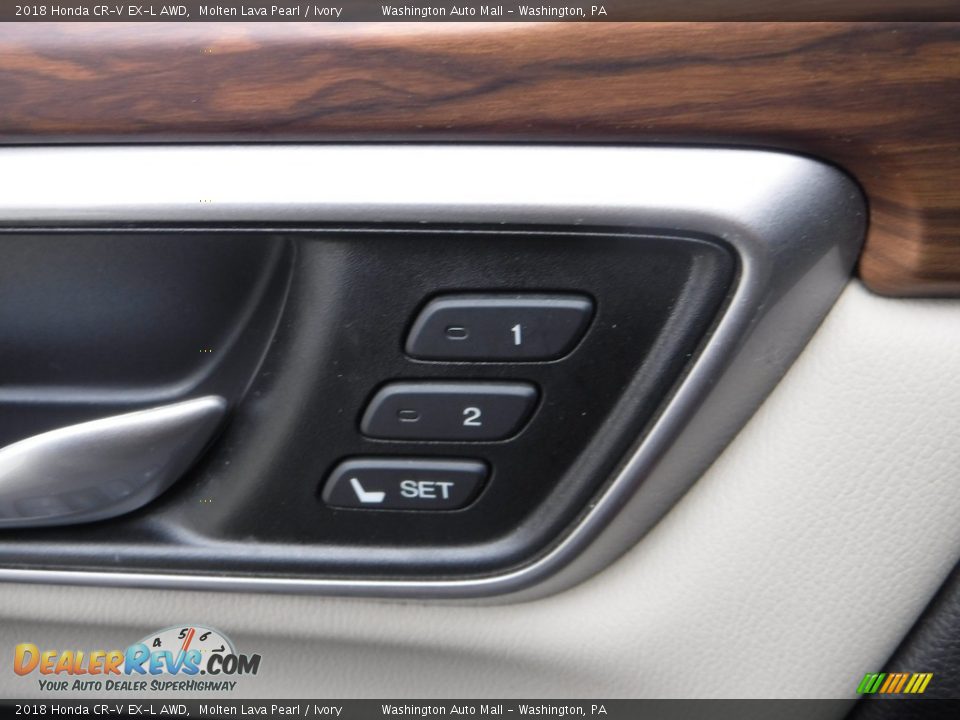 2018 Honda CR-V EX-L AWD Molten Lava Pearl / Ivory Photo #7