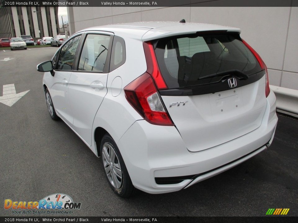 2018 Honda Fit LX White Orchid Pearl / Black Photo #3