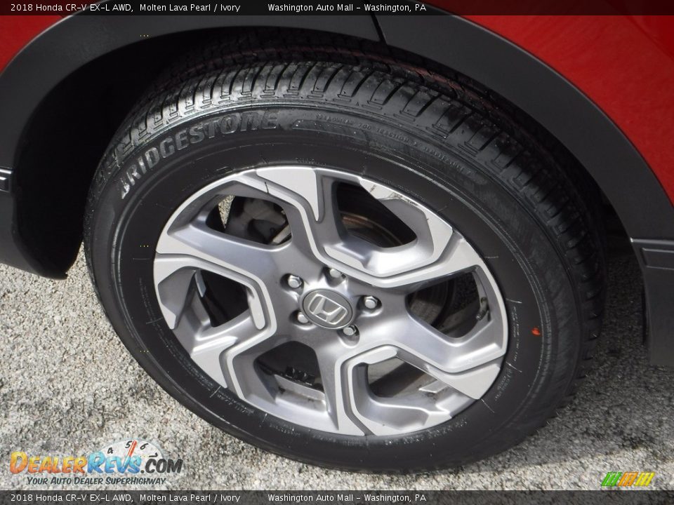 2018 Honda CR-V EX-L AWD Molten Lava Pearl / Ivory Photo #8