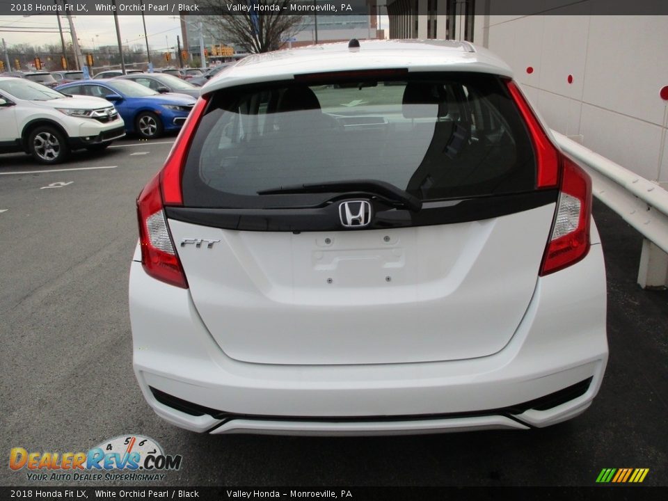 2018 Honda Fit LX White Orchid Pearl / Black Photo #4