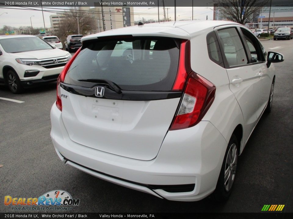 2018 Honda Fit LX White Orchid Pearl / Black Photo #5