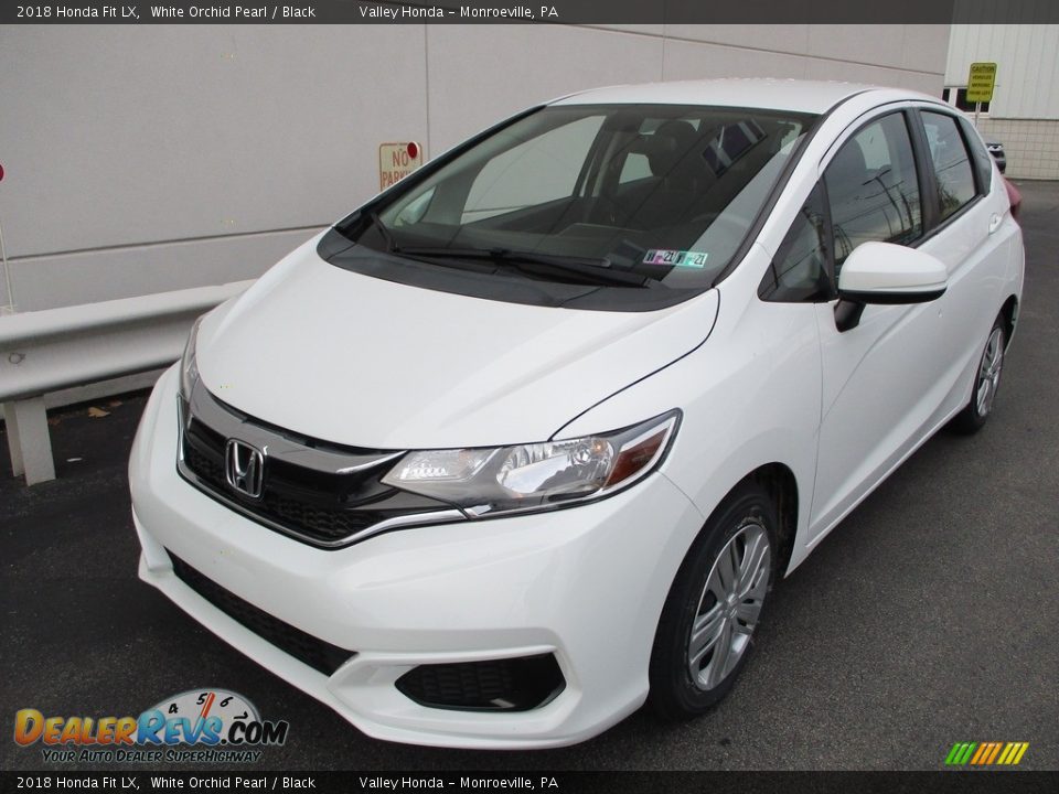 2018 Honda Fit LX White Orchid Pearl / Black Photo #9
