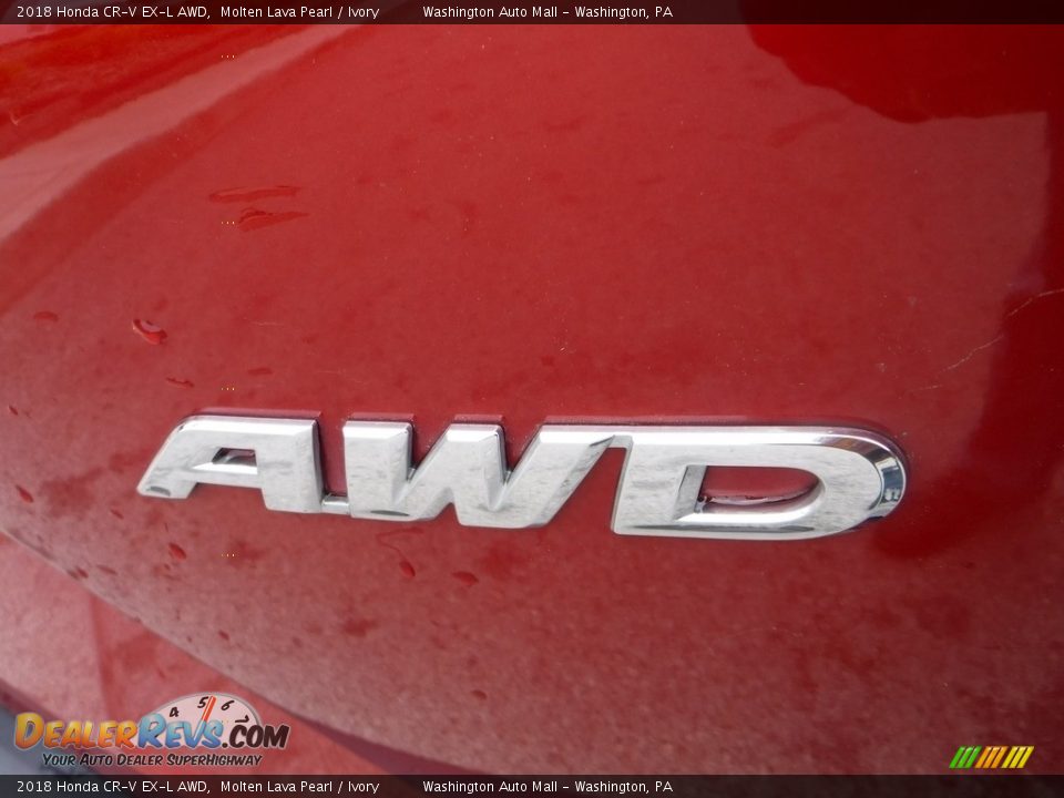 2018 Honda CR-V EX-L AWD Molten Lava Pearl / Ivory Photo #15