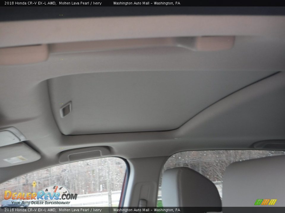 2018 Honda CR-V EX-L AWD Molten Lava Pearl / Ivory Photo #16