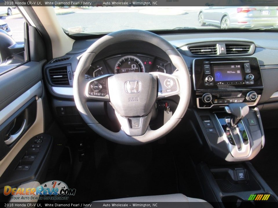 2018 Honda CR-V LX White Diamond Pearl / Ivory Photo #15