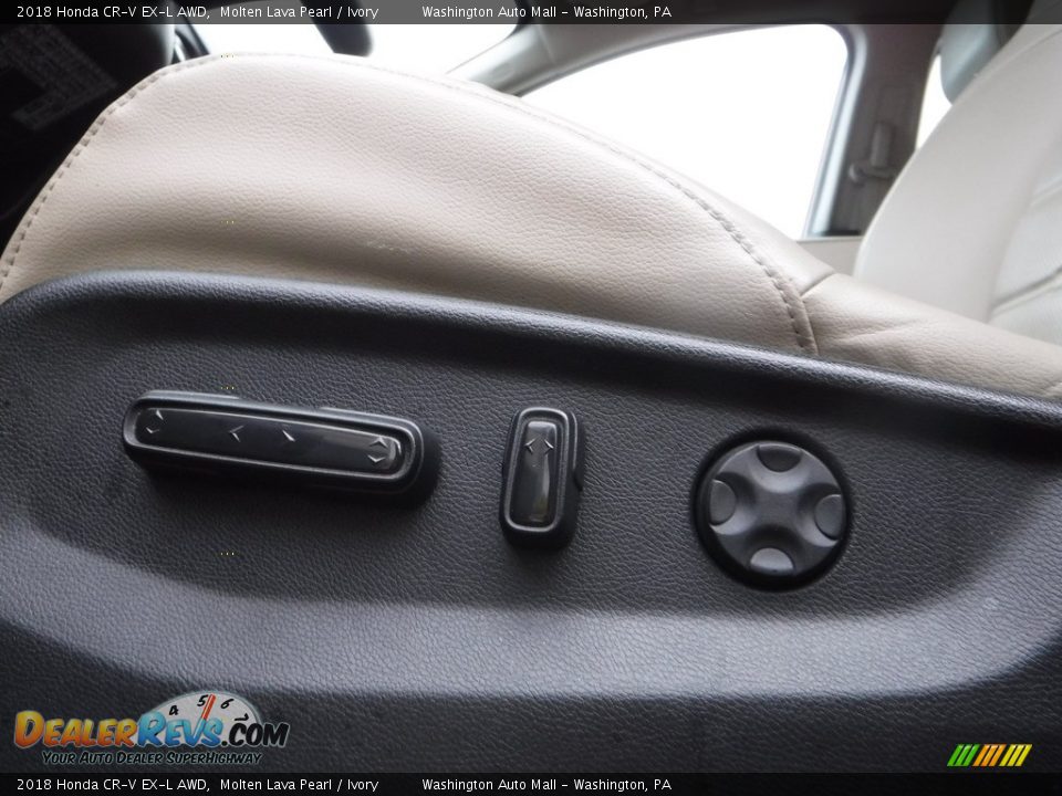 2018 Honda CR-V EX-L AWD Molten Lava Pearl / Ivory Photo #19