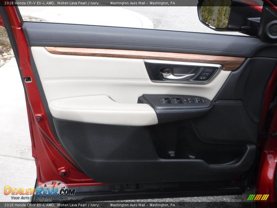 2018 Honda CR-V EX-L AWD Molten Lava Pearl / Ivory Photo #20