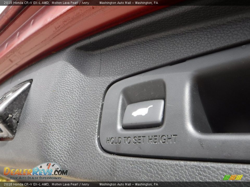 2018 Honda CR-V EX-L AWD Molten Lava Pearl / Ivory Photo #22