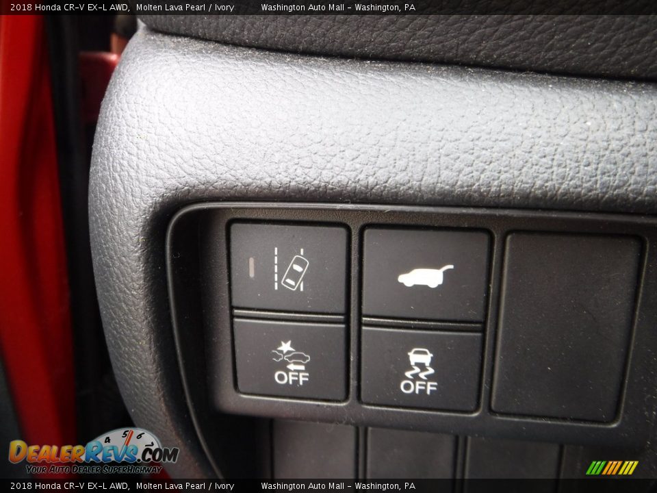 2018 Honda CR-V EX-L AWD Molten Lava Pearl / Ivory Photo #23