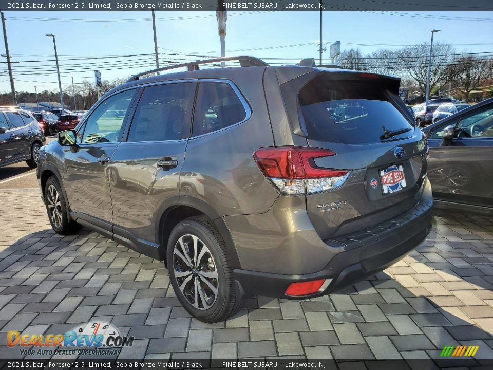2021 Subaru Forester 2.5i Limited Sepia Bronze Metallic / Black Photo #6
