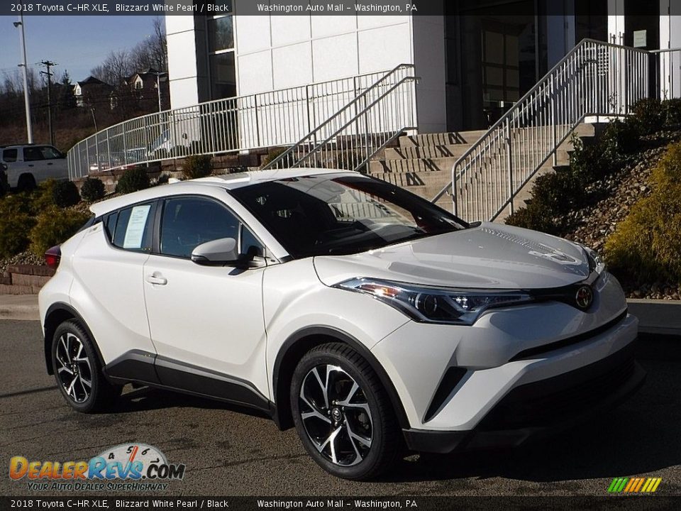 2018 Toyota C-HR XLE Blizzard White Pearl / Black Photo #1