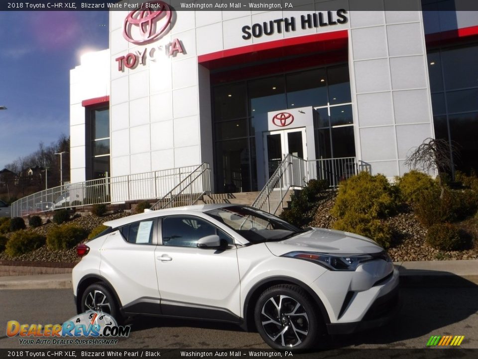 2018 Toyota C-HR XLE Blizzard White Pearl / Black Photo #2