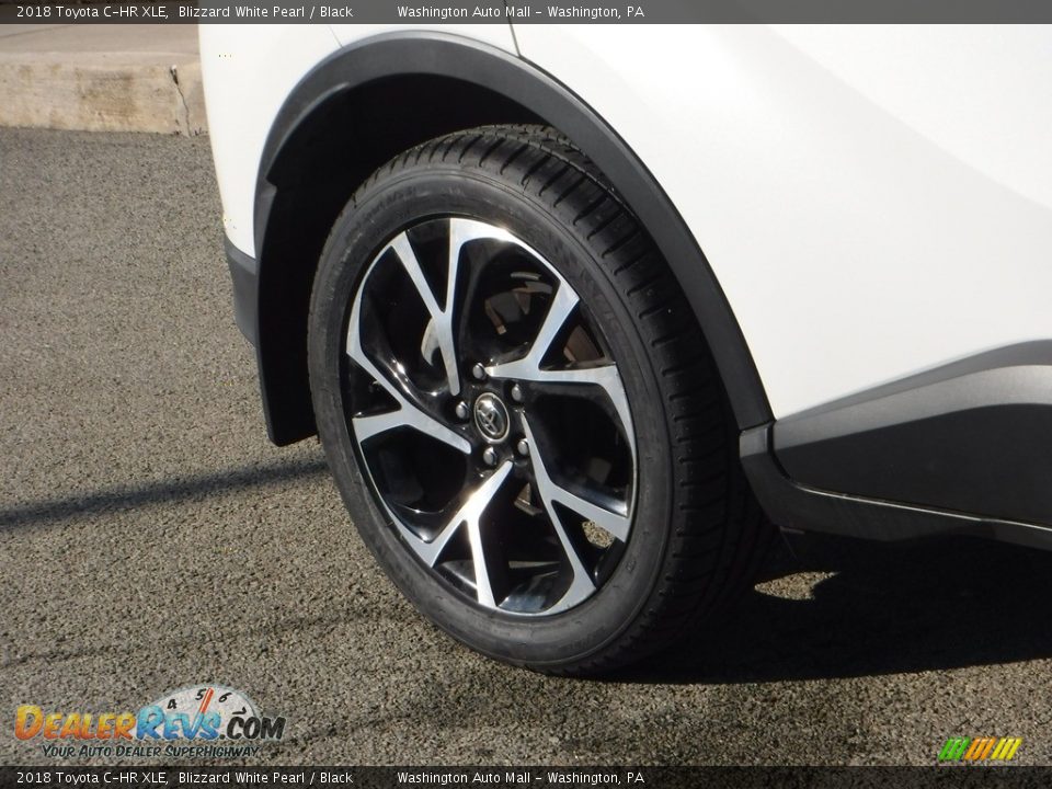 2018 Toyota C-HR XLE Blizzard White Pearl / Black Photo #3