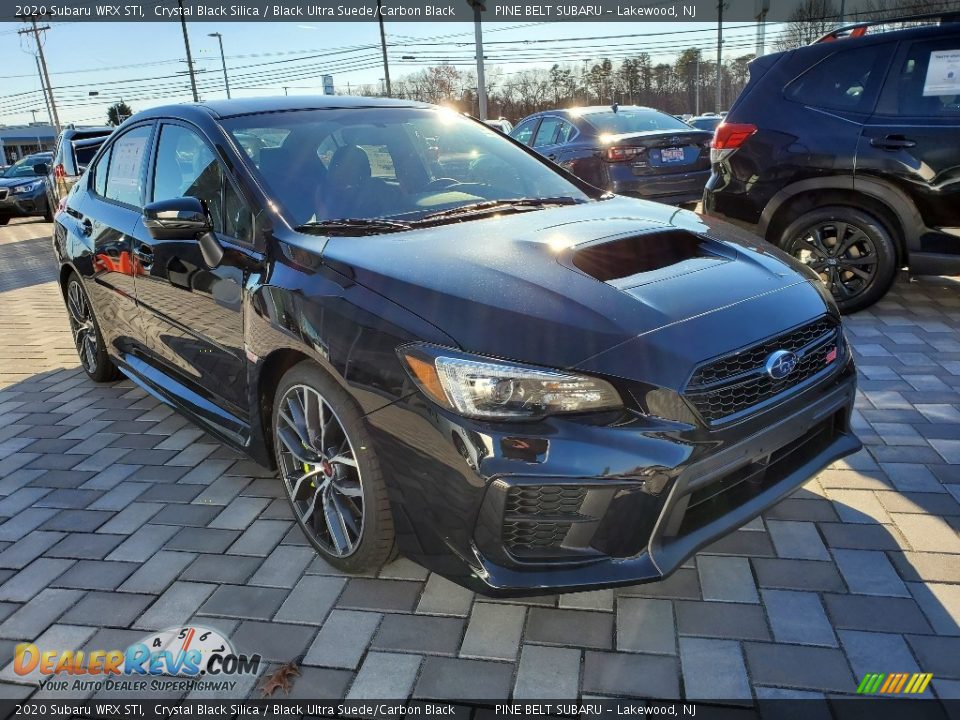 2020 Subaru WRX STI Crystal Black Silica / Black Ultra Suede/Carbon Black Photo #1