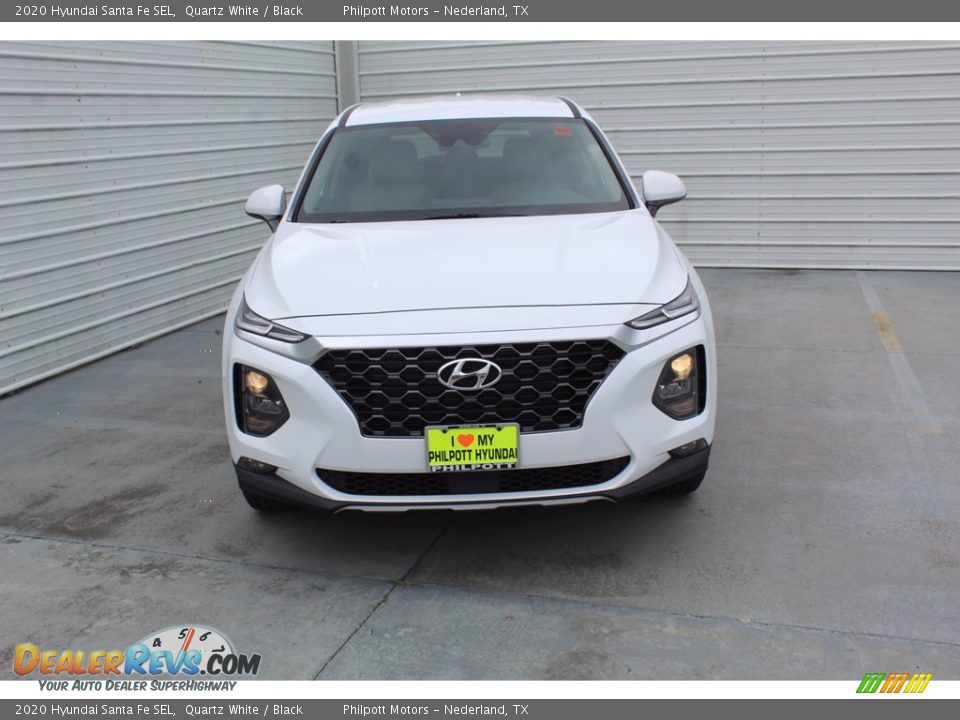 2020 Hyundai Santa Fe SEL Quartz White / Black Photo #3