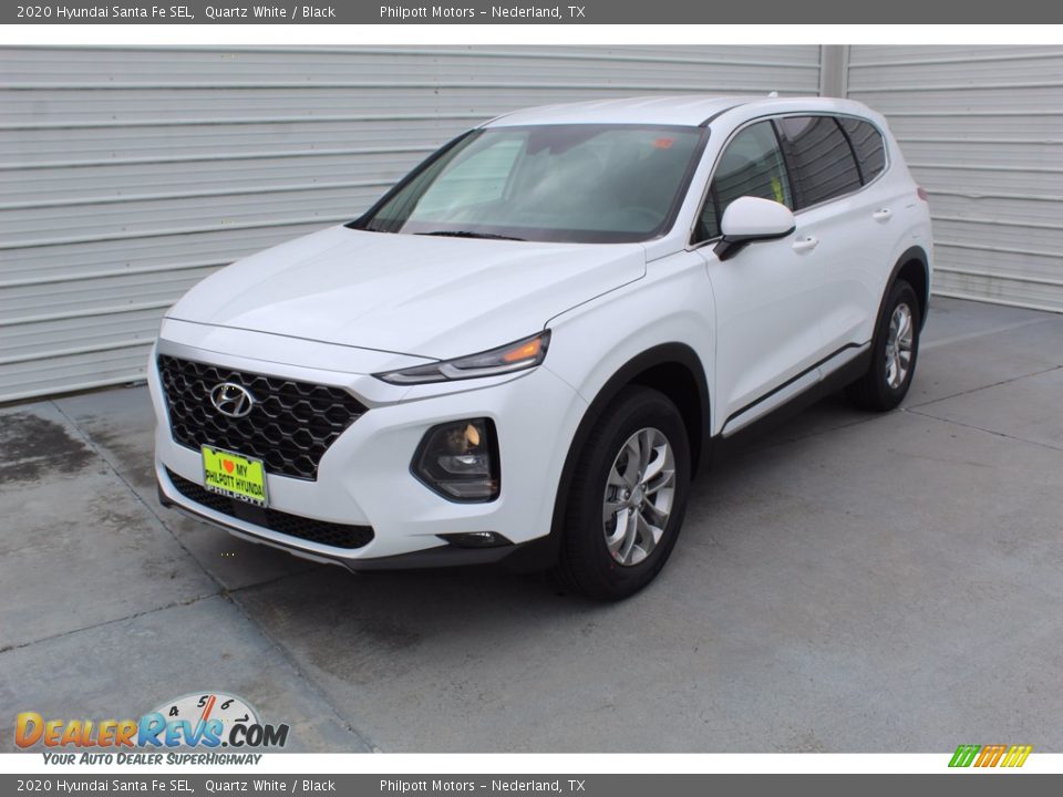 2020 Hyundai Santa Fe SEL Quartz White / Black Photo #4