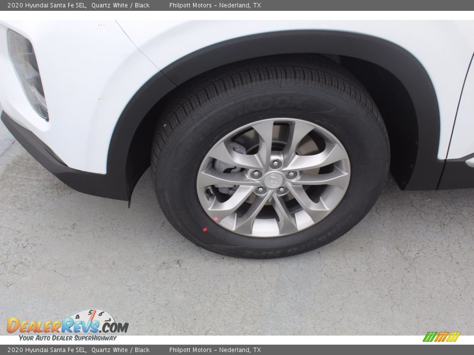 2020 Hyundai Santa Fe SEL Quartz White / Black Photo #5