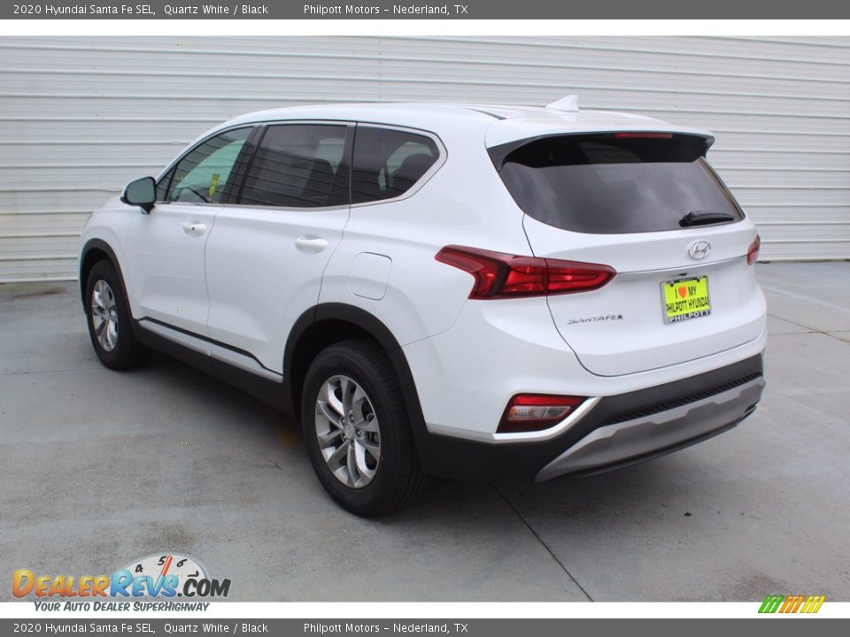 2020 Hyundai Santa Fe SEL Quartz White / Black Photo #6