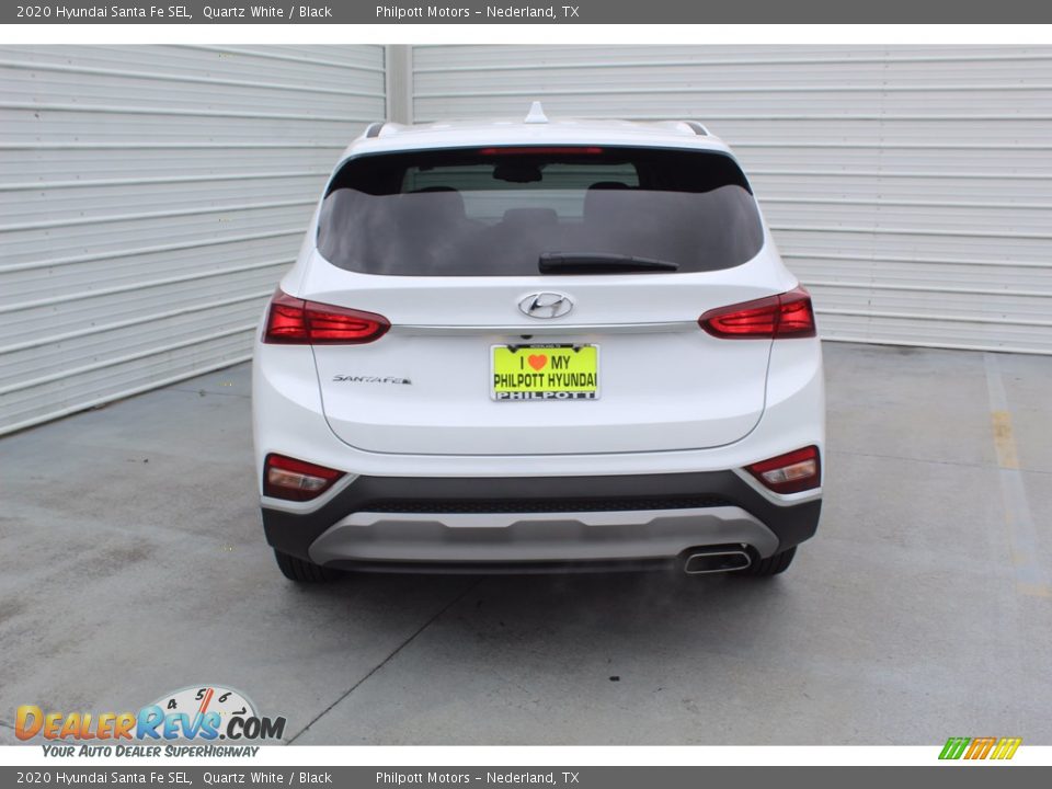2020 Hyundai Santa Fe SEL Quartz White / Black Photo #7