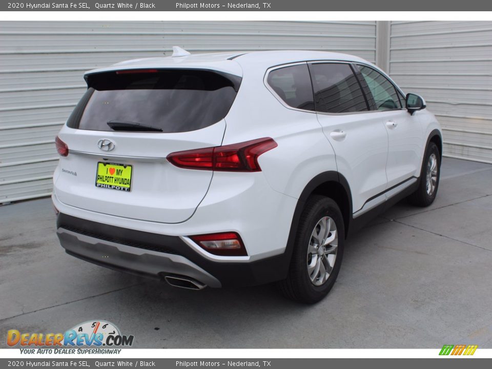 2020 Hyundai Santa Fe SEL Quartz White / Black Photo #8