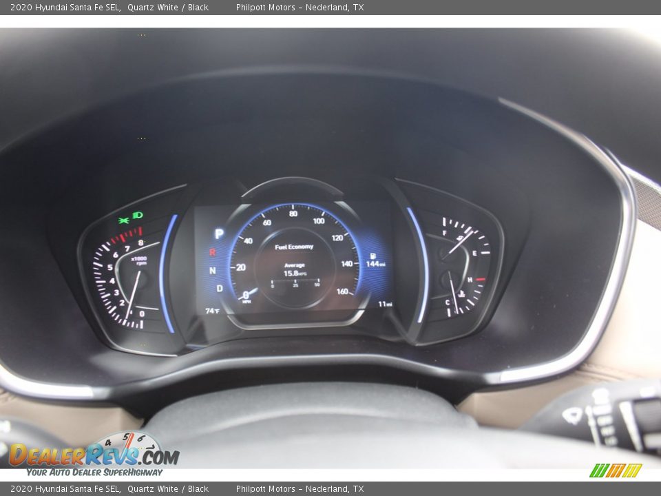 2020 Hyundai Santa Fe SEL Quartz White / Black Photo #13