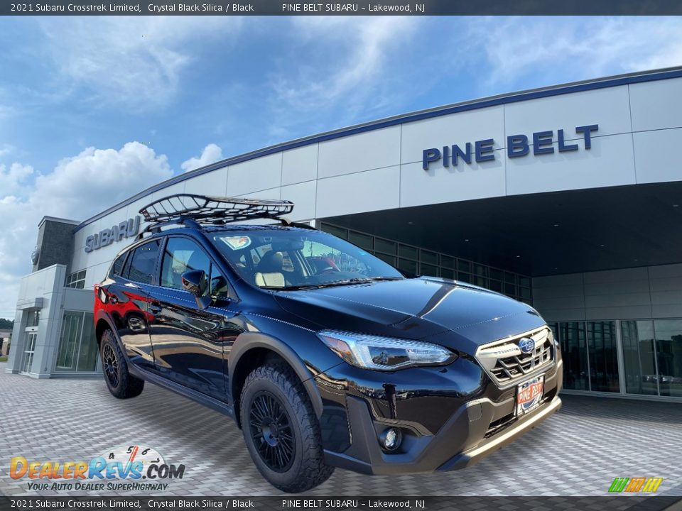 2021 Subaru Crosstrek Limited Crystal Black Silica / Black Photo #1