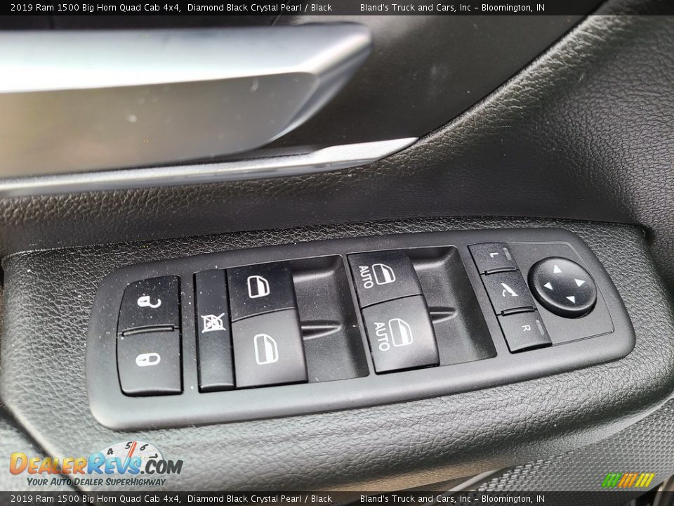 2019 Ram 1500 Big Horn Quad Cab 4x4 Diamond Black Crystal Pearl / Black Photo #5