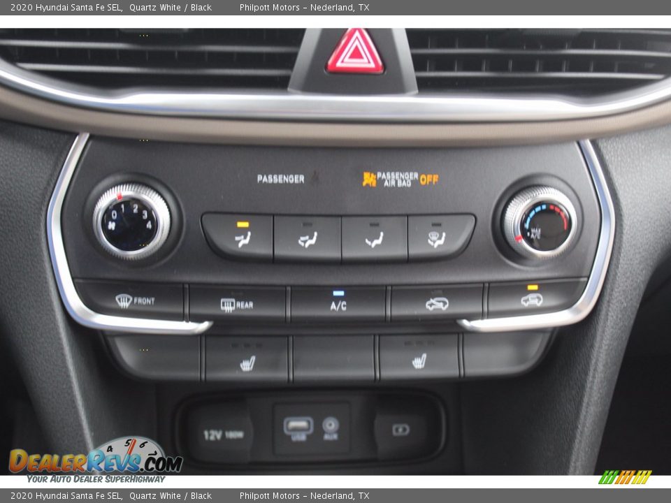 2020 Hyundai Santa Fe SEL Quartz White / Black Photo #16