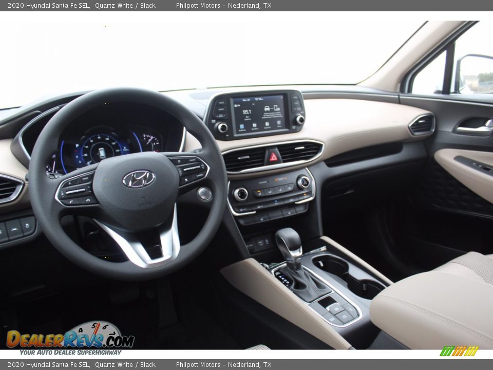 2020 Hyundai Santa Fe SEL Quartz White / Black Photo #21