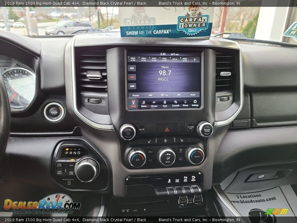 Controls of 2019 Ram 1500 Big Horn Quad Cab 4x4 Photo #17
