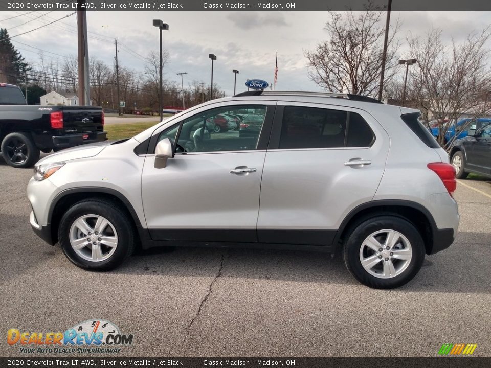 2020 Chevrolet Trax LT AWD Silver Ice Metallic / Jet Black Photo #5