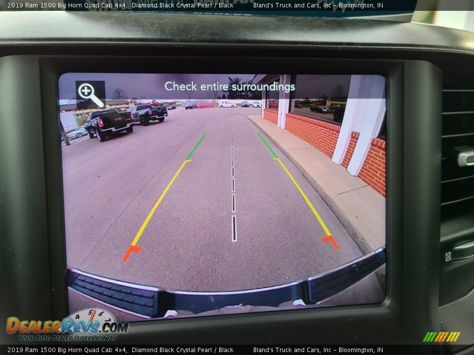 2019 Ram 1500 Big Horn Quad Cab 4x4 Diamond Black Crystal Pearl / Black Photo #21