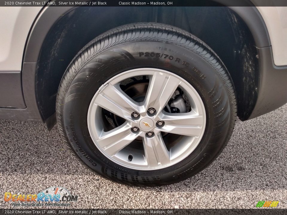 2020 Chevrolet Trax LT AWD Silver Ice Metallic / Jet Black Photo #8