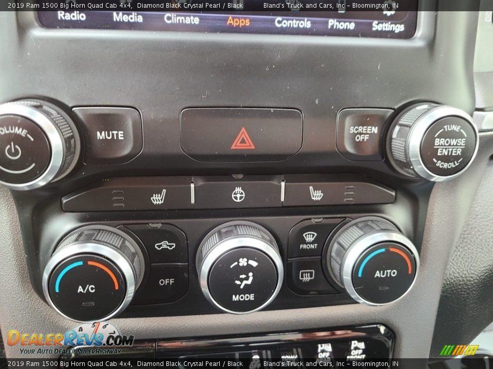 Controls of 2019 Ram 1500 Big Horn Quad Cab 4x4 Photo #25