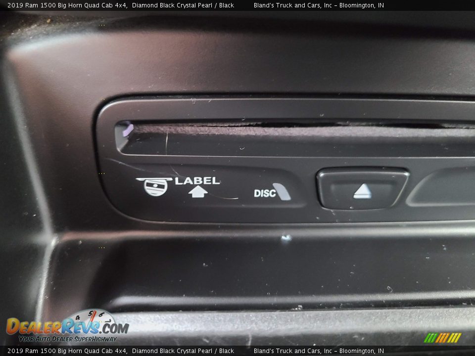 2019 Ram 1500 Big Horn Quad Cab 4x4 Diamond Black Crystal Pearl / Black Photo #29