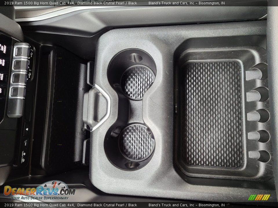 2019 Ram 1500 Big Horn Quad Cab 4x4 Diamond Black Crystal Pearl / Black Photo #30