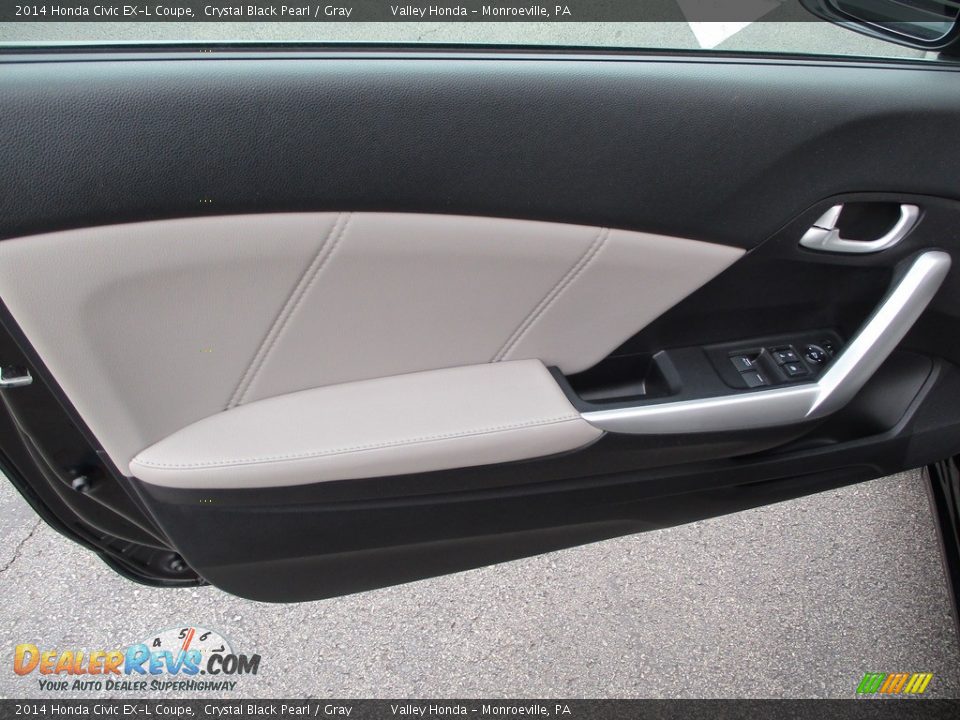 Door Panel of 2014 Honda Civic EX-L Coupe Photo #10