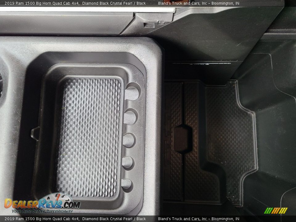 2019 Ram 1500 Big Horn Quad Cab 4x4 Diamond Black Crystal Pearl / Black Photo #31