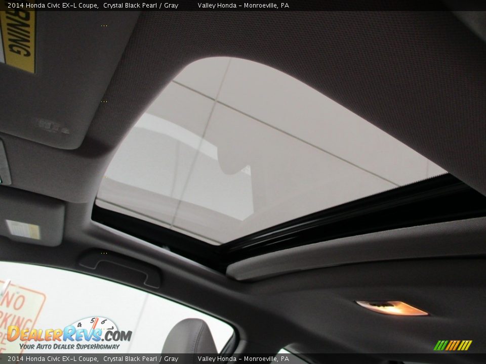 Sunroof of 2014 Honda Civic EX-L Coupe Photo #11