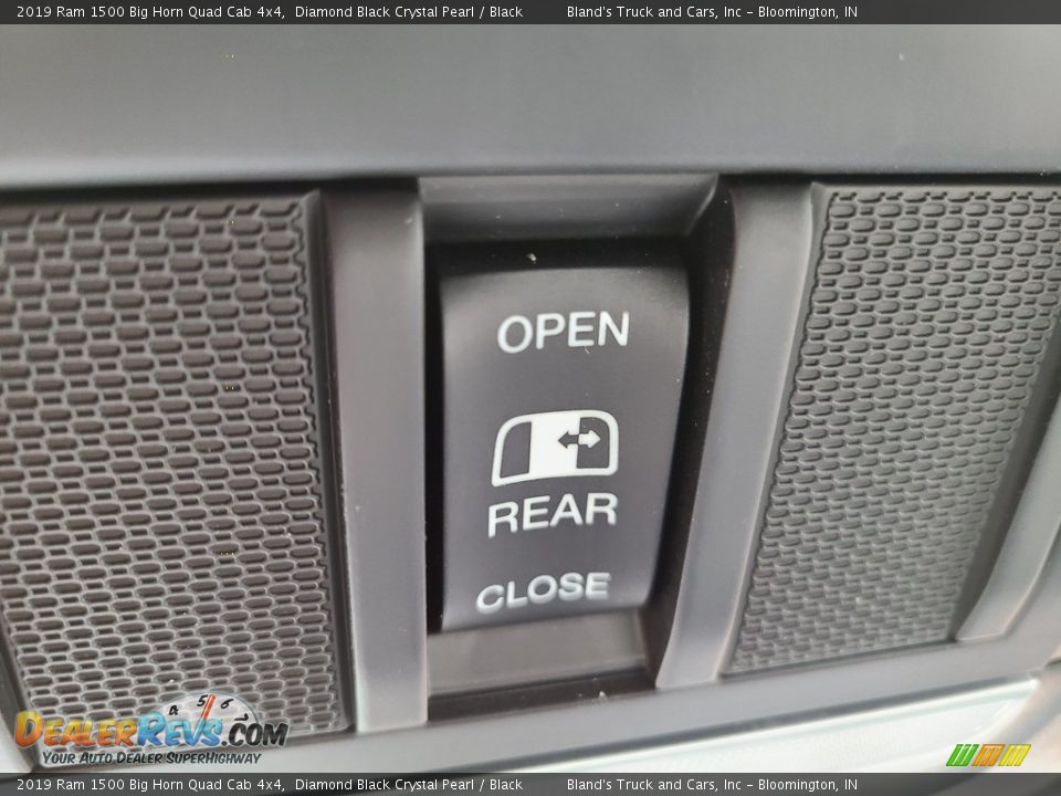 2019 Ram 1500 Big Horn Quad Cab 4x4 Diamond Black Crystal Pearl / Black Photo #32