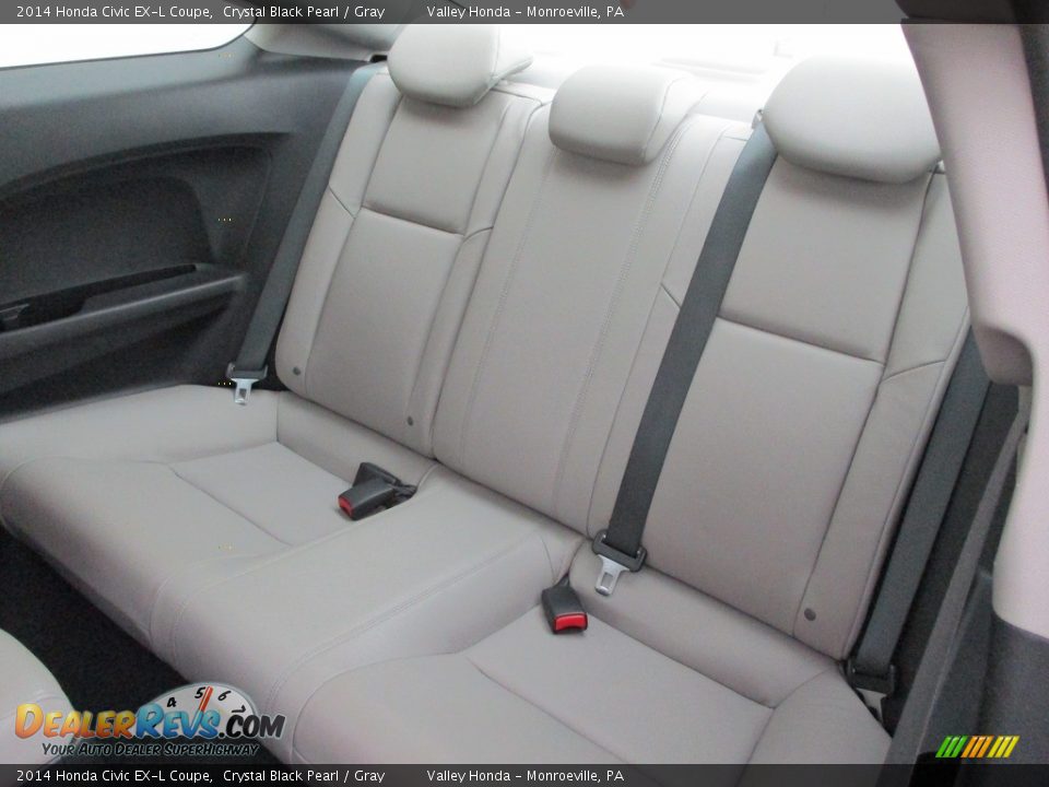 Rear Seat of 2014 Honda Civic EX-L Coupe Photo #13