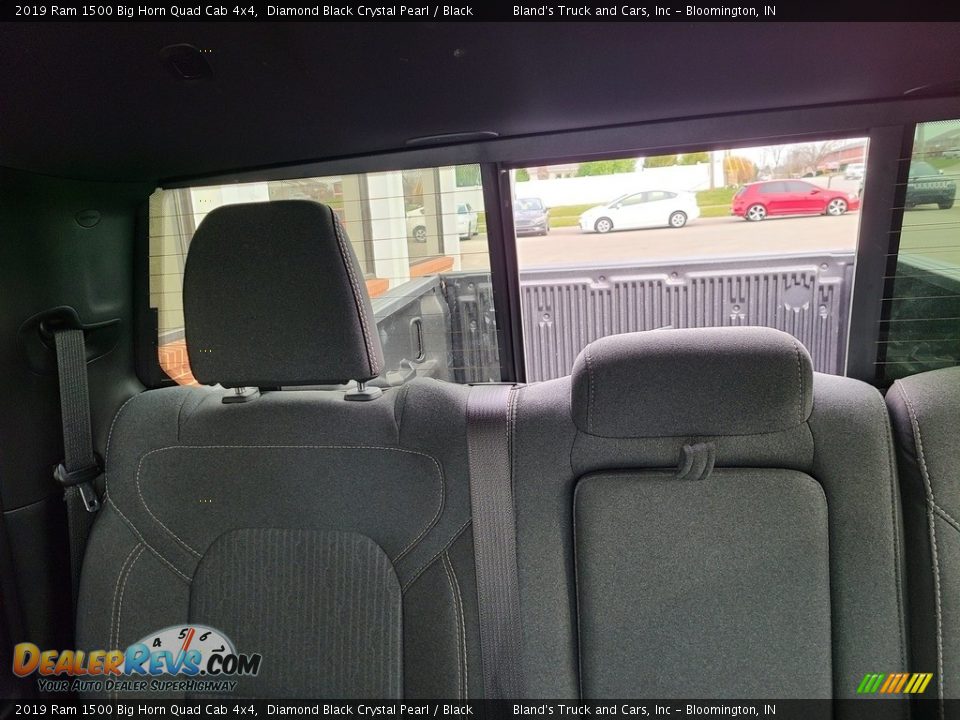2019 Ram 1500 Big Horn Quad Cab 4x4 Diamond Black Crystal Pearl / Black Photo #33