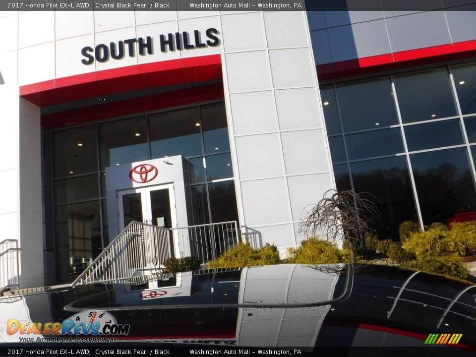 2017 Honda Pilot EX-L AWD Crystal Black Pearl / Black Photo #7
