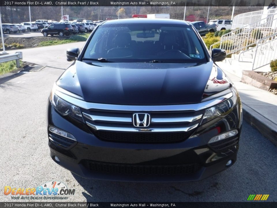 2017 Honda Pilot EX-L AWD Crystal Black Pearl / Black Photo #9