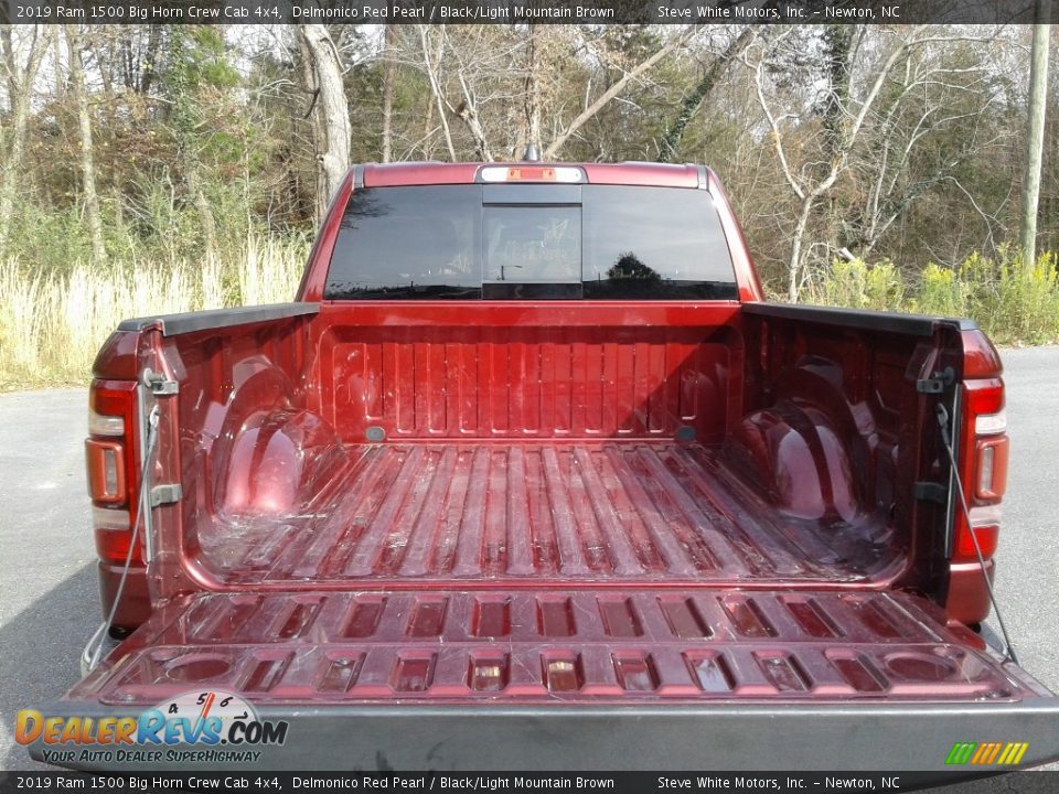 2019 Ram 1500 Big Horn Crew Cab 4x4 Delmonico Red Pearl / Black/Light Mountain Brown Photo #8