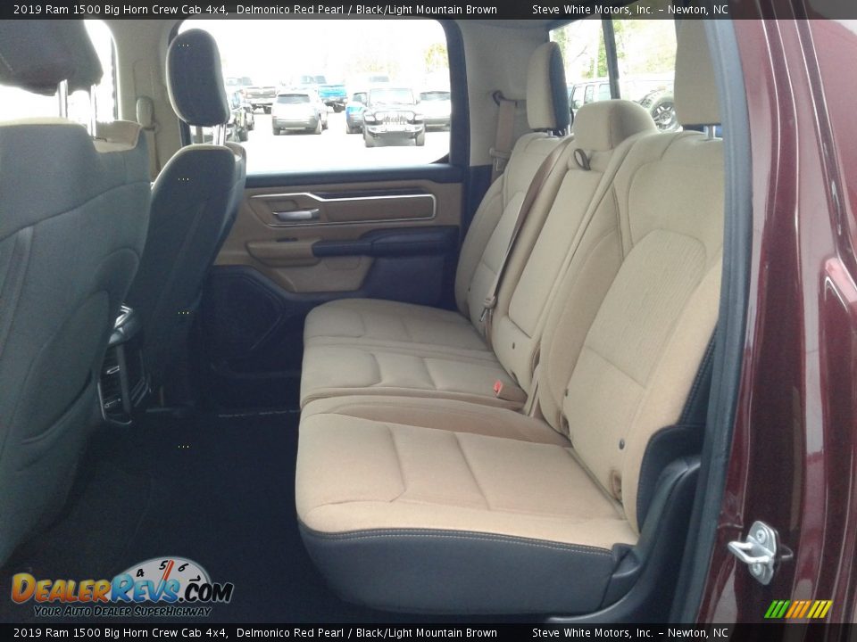 Rear Seat of 2019 Ram 1500 Big Horn Crew Cab 4x4 Photo #14